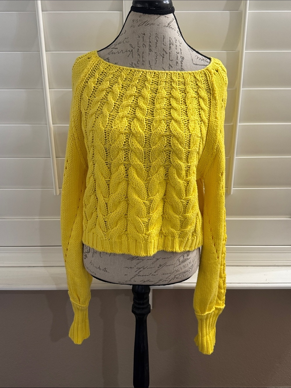 Free People Sandre Pullover Yellow In Love